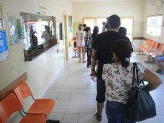 No CRS Tiradentes poucas pessoas foram à unidade hoje para vacinação (Foto: Marina Pacheco)
