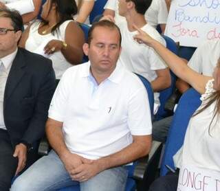 O ex-vereador Adriano José Silvério durante sessão que cassou seu mandato, em janeiro deste ano (Foto: Arquivo/Reginaldo de Souza)
