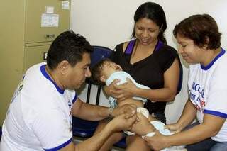 Entra as crianças, 2.994 deverão ser vacinadas em Corumbá. (Foto: Divulgação)