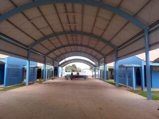 Estrutura da nova escola cuja inauguração deve acontecer em março deste ano (Foto: Divulgação)