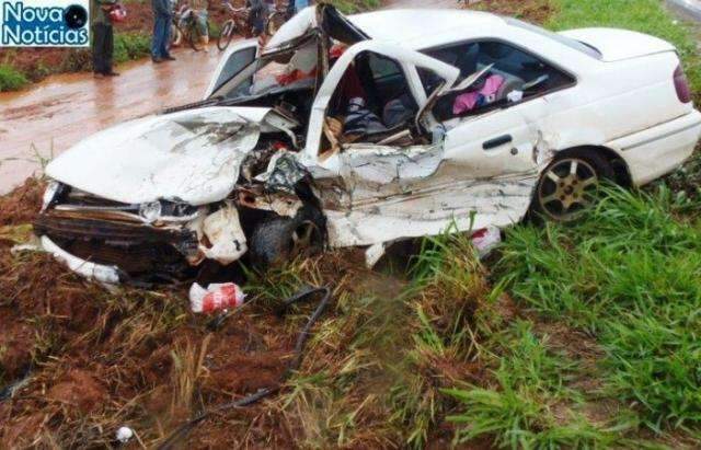 Motorista morre e cinco ficam feridos em acidente em rodovia de Bataypor&atilde;