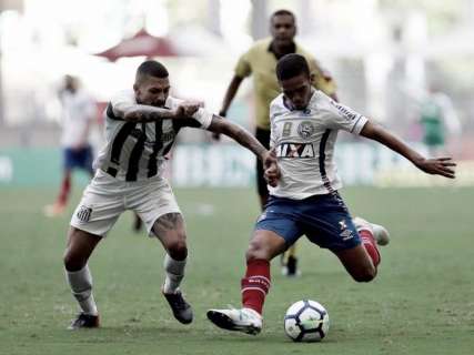 Rodada terá cinco jogos neste sábado, começando por Santos e Bahia
