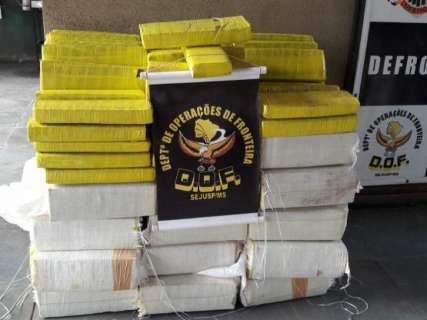 DOF apreende mais de 300 kg de maconha em Voyage abandonado