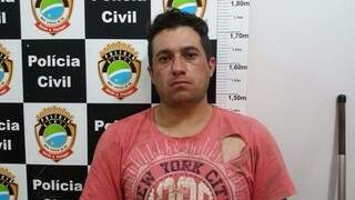 Elcio dos Santos Lima Junior foi preso ontem à noite em Dourados (Sidney Bronka/94 FM)
