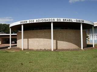 Sede da OAB-MS, em Campo Grande. (Foto: Arquivo)