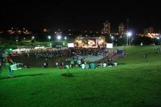 Público não atingiu expectativa da organização que era de 50 mil pessoas assistindo ao evento. (Foto: Marcos Ermínio)