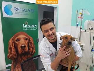 Marcelo Santana, médico veterinário e sócio-proprietário da Renalvet Campo Grande. (Foto: Divulgação)