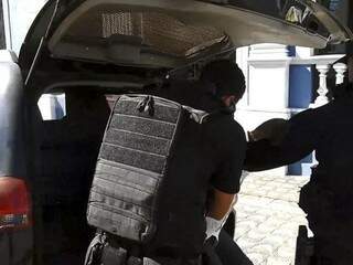 Suspeito de tráfico internacional foi apresentado à Justiça em Corumbá. (Foto: Divulgação)