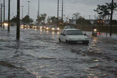  Chuva em Campo Grande cancela gincana ecol&oacute;gica da Pol&iacute;cia Ambiental