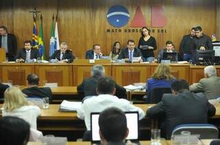 Justiça federal suspendeu eleição da OAB-MS, realizada em 29 de abril (Foto: Alcides Neto)