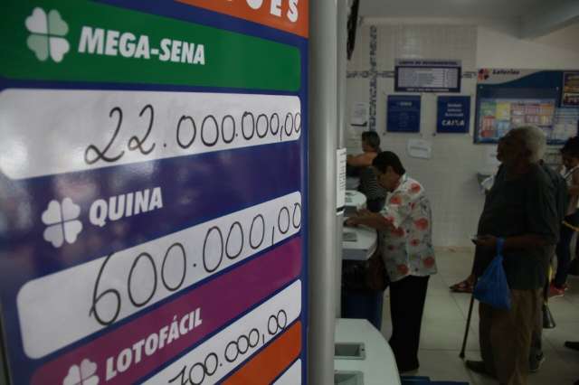 Mega sorteia R$ 22 milh&otilde;es hoje, mas movimento para apostas &eacute; t&iacute;mido