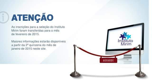 Problema em site gera confus&atilde;o nas inscri&ccedil;&otilde;es do Instituto Mirim