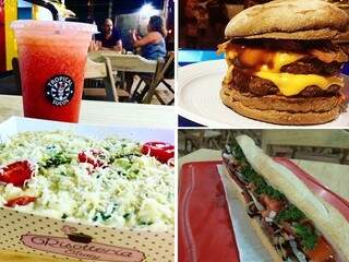 Lugar tem risotos, sucos, batatas com molhos especiais, hot dog no pão francês e Hambúrguer .