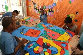 Atividades pedagógicas são realizadas na Tagarela ( Foto - Fernando Antunes)