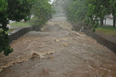 Em duas horas, Campo Grande teve mais de 90 milímetros de chuva