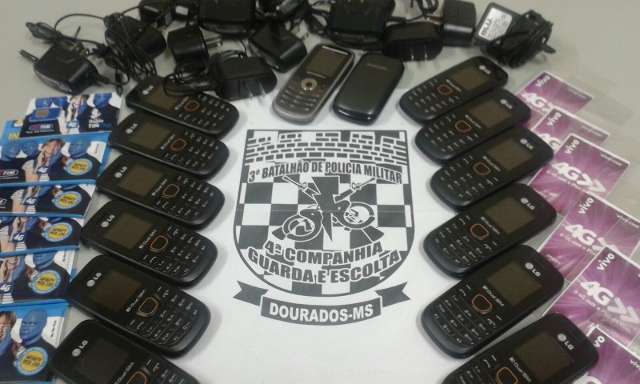 Homem joga sacola com 14 celulares e carregadores para dentro de pres&iacute;dio