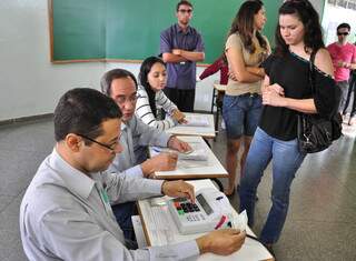 Nestas eleições, mais de 3,2 mil pessoas vão trabalhar para garantir votação em Campo Grande. (Foto: Arquivo)