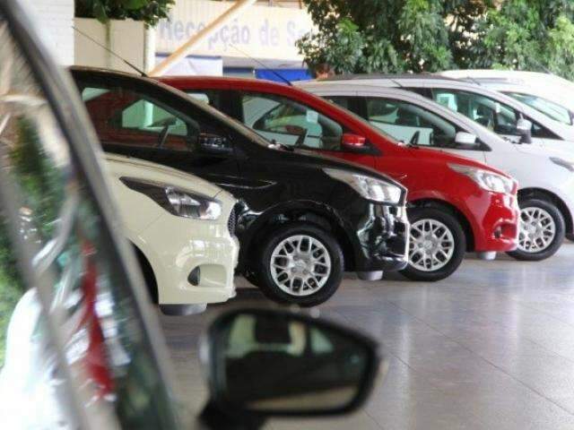Venda de carros de passeio novos em MS cresceu 6,29% em 2017