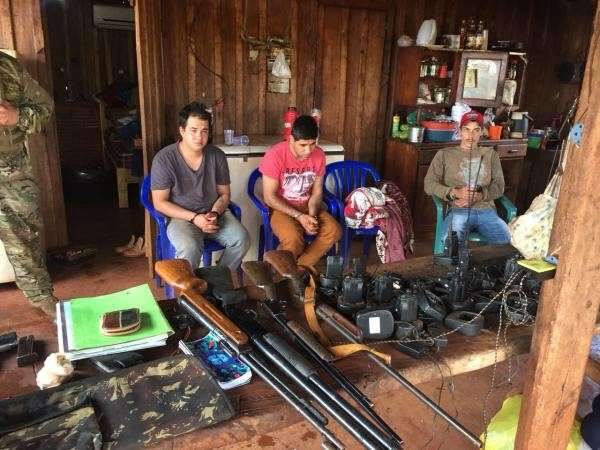 Senad desmonta estrutura do tr&aacute;fico e prende oito brasileiros na fronteira