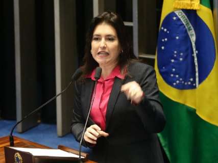 Simone Tebet é contra investigação de Flávio Bolsonaro no Senado