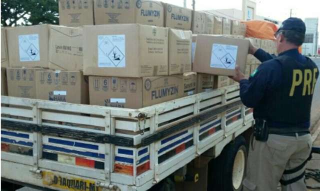 Pol&iacute;cia apreende quase dois mil quilos de pesticida sem autoriza&ccedil;&atilde;o ambiental