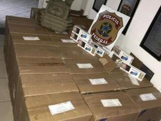 Pol&iacute;cia Federal apreende cigarro em rota de contrabando pelo rio Paraguai 