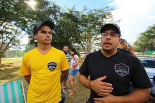 Ramão e Cadu falam sobre a veia solidária do evento.(Foto: André Bittar)