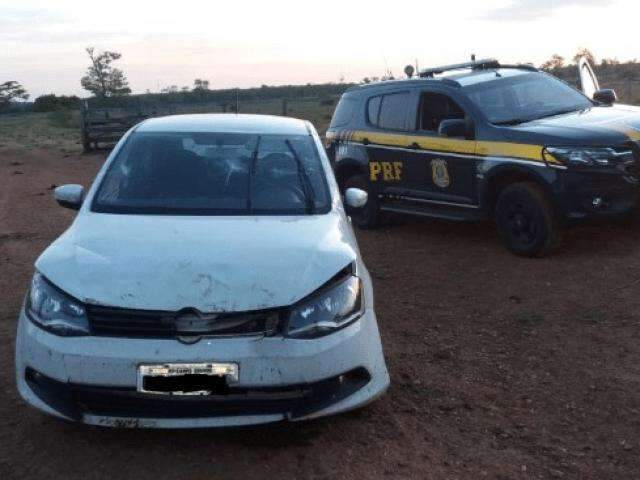 Na BR-262, PRF apreende ve&iacute;culo roubado em Campo Grande