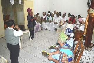 Casa de reza Ilê Asè Ogun a Tii Osún abriu as portas para discussão sobre a violência contra a mulher.