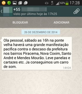 Moradores convocam para protesto contra ruas prejudicadas pela chuva