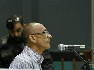 Osvaldo José prestou depoimento no último júri sobre a execução do advogado Nivaldo (Foto: Saul Schramm)
