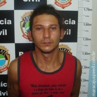 Renato Rosa já possui passagens pela polícia. Foto: (Maracaju Speed)