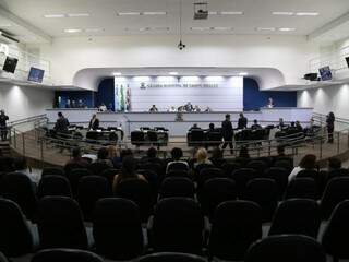Plenário da Câmara Municipal de Campo Grande. (Foto: Marcos Ermínio/Arquivo).