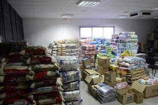 A confraternização do Grupo Enzo arrecadou toneladas de alimentos, brinquedos e teve até 300 doações de sangue para o Hemosul (Foto: Divulgação)