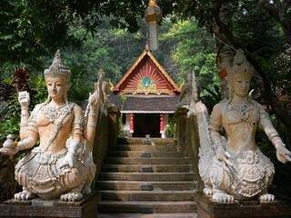 Wat Pha Lat, o templo. (Foto: Acervo Pessoal)