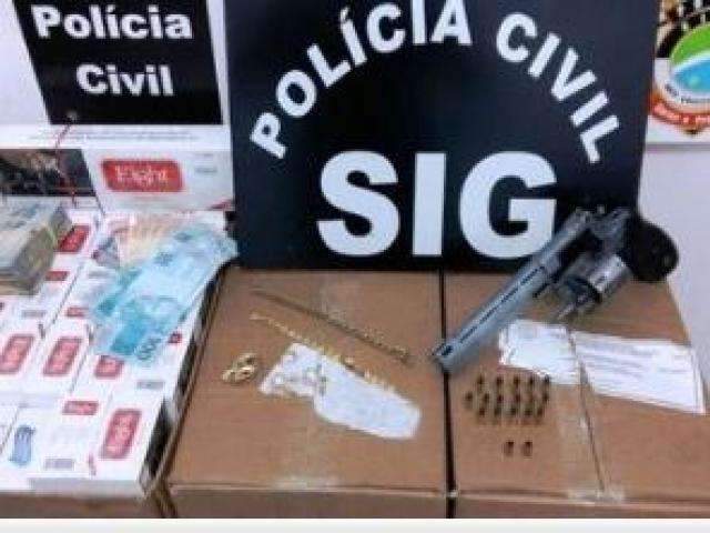 Comerciante &eacute; preso com arma e contrabando durante opera&ccedil;&atilde;o Midas 