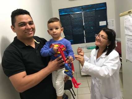 Cinco dias após campanha, município atinge meta de vacinação contra sarampo