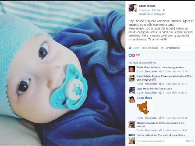 Diante dos desafios da maternidade, presente é ver o filho com saúde