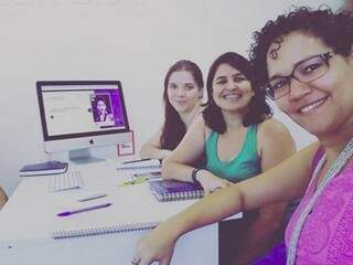 Bruna, Cris e Márcia são as responsáveis pela concepção e diretoras da Empodere. (Foto: Acervo Pessoal)