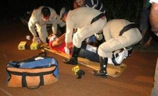 Um jovem morreu e cinco pessoas foram encaminhadas para o hospital. (Foto: Itaporã News)