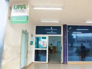 Entrada da UPA do Bairro Universitário, que será reformada pela prefeitura de Campo Grande (Foto: Kisie Ainoã/Arquivo)