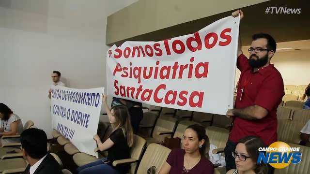 M&eacute;dicos pedem apoio de deputados para manter psiquiatria da Santa Casa