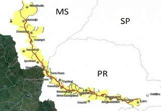 Ferrovia vai ligar Mato Grosso do Sul ao Paraná. 