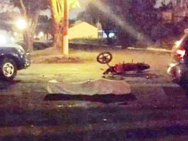 Jovem que seguia em garupa morre em acidente entre moto e carro na fronteira