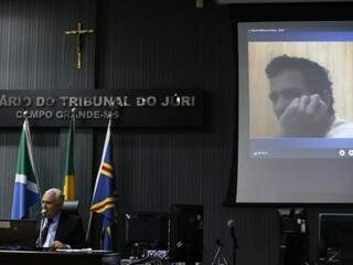 Luiz Alves Martins Filho, o “Nando”, durante um dos cinco julgamentos pelos quais já passou. (Foto: Arquivo)
