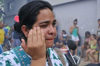 Torcedores se emocionaram com a vitória do Verdão (Foto: Alcides Neto)