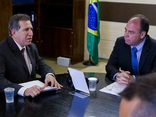 Deputado federal Edson Giroto esteve reunido com ministro da Integração Nacional (Foto: Divulgação)