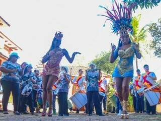 Sem grande festa, lançamento do Carnaval foi de dia, na Esplanada. (Foto: Fernando Antunes)