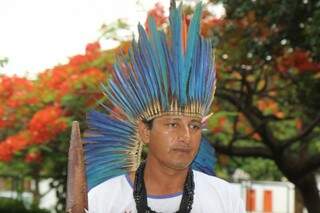 Lindomar Terena, líder indígena (Foto: Cleber Gellio)