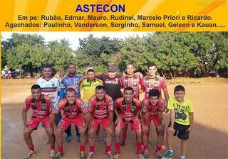 O time do Astecon é o décimo primeiro colocado no Grupo A do Campeonato Terrinha (Foto: Divulgação)